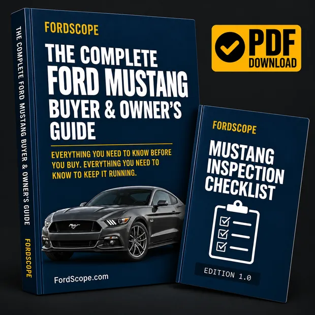 Ford Mustang Buyer & Owner's Guide with the Mustang Inspection Checklist, interactive or printable